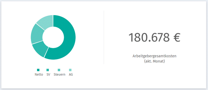 Arbeitgebergesamtkosten - aktueller Monat