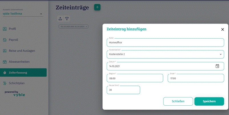 Zeiterfassung